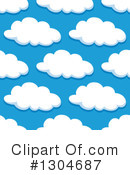 Cloud Clipart #1304687 by Vector Tradition SM