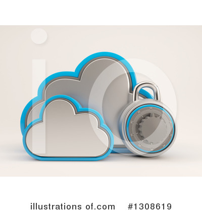 Royalty-Free (RF) Cloud Clipart Illustration by KJ Pargeter - Stock Sample #1308619