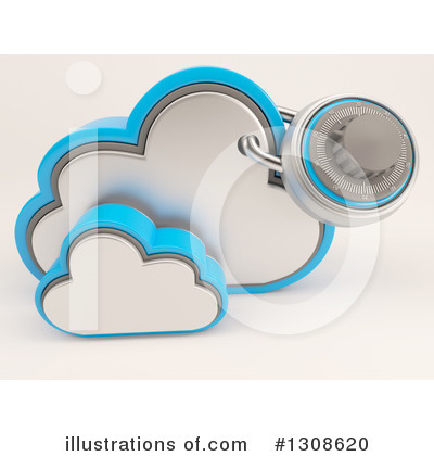 Royalty-Free (RF) Cloud Clipart Illustration by KJ Pargeter - Stock Sample #1308620
