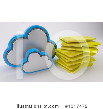 Royalty-Free (RF) Cloud Clipart Illustration by KJ Pargeter - Stock Sample #1317472