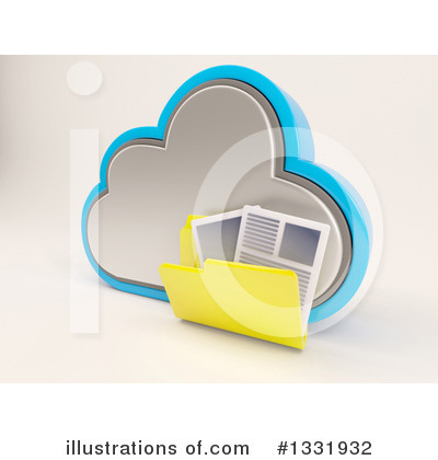 Royalty-Free (RF) Cloud Clipart Illustration by KJ Pargeter - Stock Sample #1331932
