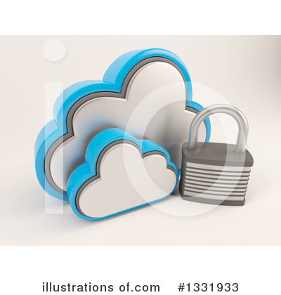 Royalty-Free (RF) Cloud Clipart Illustration by KJ Pargeter - Stock Sample #1331933