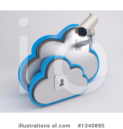 Cloud Server Clipart #1340895 by KJ Pargeter