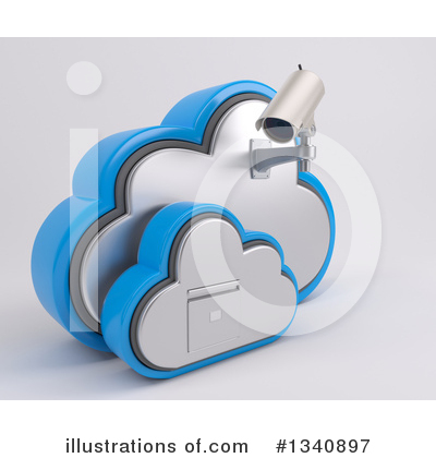 Royalty-Free (RF) Cloud Clipart Illustration by KJ Pargeter - Stock Sample #1340897