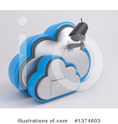 Royalty-Free (RF) Cloud Clipart Illustration by KJ Pargeter - Stock Sample #1374603