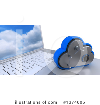 Royalty-Free (RF) Cloud Clipart Illustration by KJ Pargeter - Stock Sample #1374605