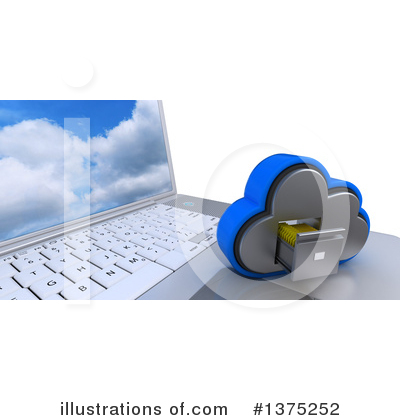 Royalty-Free (RF) Cloud Clipart Illustration by KJ Pargeter - Stock Sample #1375252