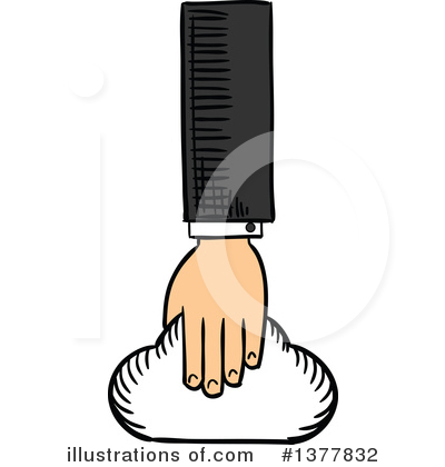 Hand Clipart #1377832 by Vector Tradition SM