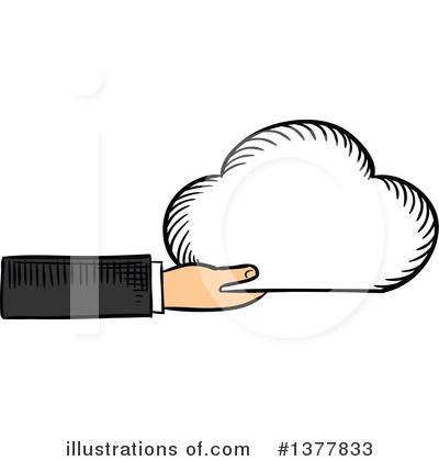 Royalty-Free (RF) Cloud Clipart Illustration by Vector Tradition SM - Stock Sample #1377833