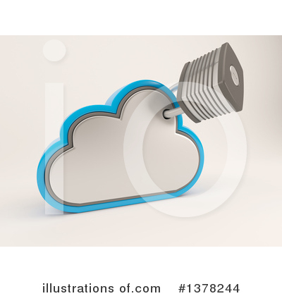 Royalty-Free (RF) Cloud Clipart Illustration by KJ Pargeter - Stock Sample #1378244