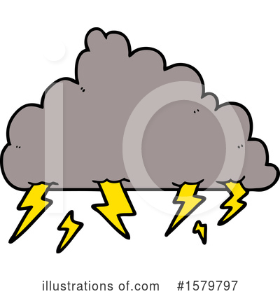 Royalty-Free (RF) Cloud Clipart Illustration by lineartestpilot - Stock Sample #1579797