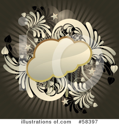 Royalty-Free (RF) Cloud Clipart Illustration by MilsiArt - Stock Sample #58397