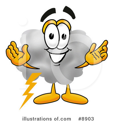 Royalty-Free (RF) Cloud Clipart Illustration by Mascot Junction - Stock Sample #8903