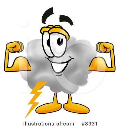 Royalty-Free (RF) Cloud Clipart Illustration by Mascot Junction - Stock Sample #8931