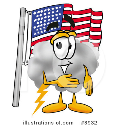 Royalty-Free (RF) Cloud Clipart Illustration by Mascot Junction - Stock Sample #8932