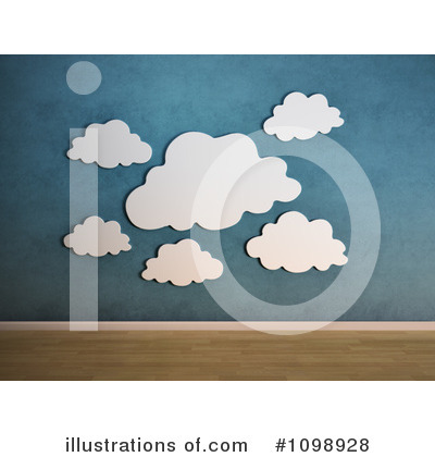 Royalty-Free (RF) Clouds Clipart Illustration by Mopic - Stock Sample #1098928