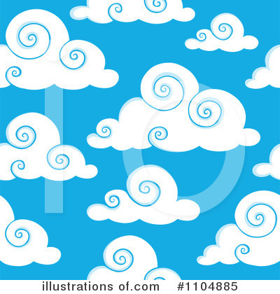 Royalty-Free (RF) Clouds Clipart Illustration by visekart - Stock Sample #1104885