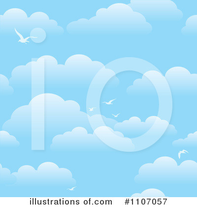 Royalty-Free (RF) Clouds Clipart Illustration by Amanda Kate - Stock Sample #1107057