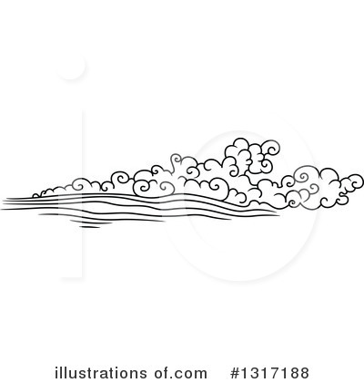 Royalty-Free (RF) Clouds Clipart Illustration by Vector Tradition SM - Stock Sample #1317188
