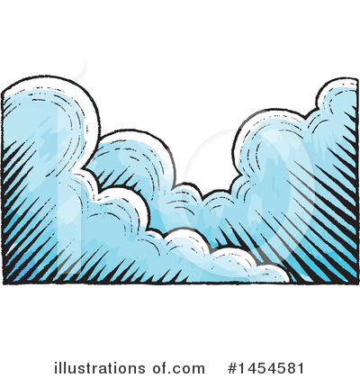 Royalty-Free (RF) Clouds Clipart Illustration by cidepix - Stock Sample #1454581