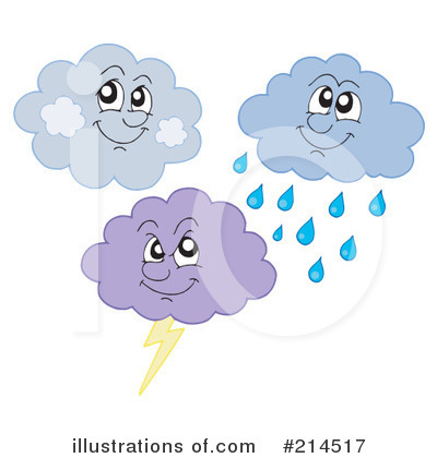 Royalty-Free (RF) Clouds Clipart Illustration by visekart - Stock Sample #214517