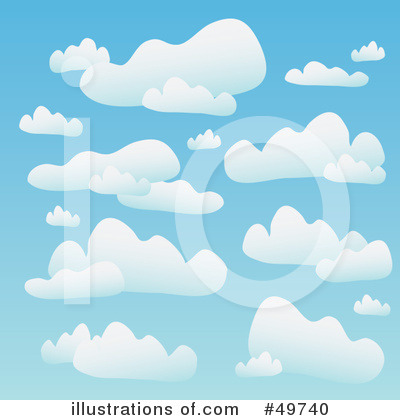 Royalty-Free (RF) Clouds Clipart Illustration by Arena Creative - Stock Sample #49740