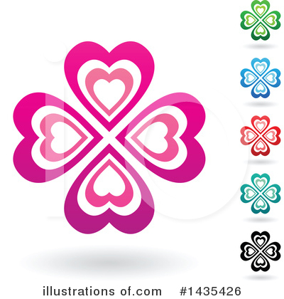 Royalty-Free (RF) Clover Clipart Illustration by cidepix - Stock Sample #1435426