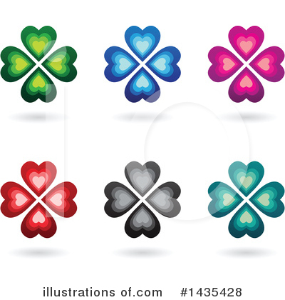 Royalty-Free (RF) Clover Clipart Illustration by cidepix - Stock Sample #1435428