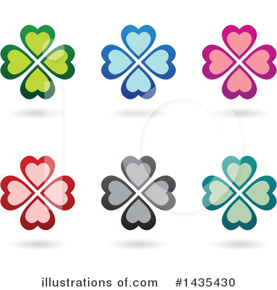 Royalty-Free (RF) Clover Clipart Illustration by cidepix - Stock Sample #1435430