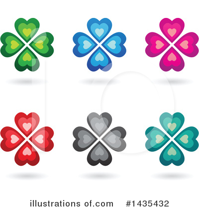 Royalty-Free (RF) Clover Clipart Illustration by cidepix - Stock Sample #1435432