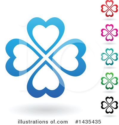 Royalty-Free (RF) Clover Clipart Illustration by cidepix - Stock Sample #1435435