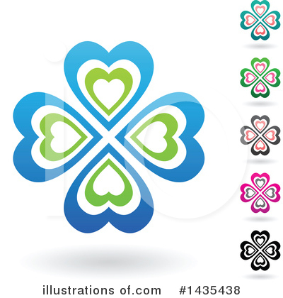 Royalty-Free (RF) Clover Clipart Illustration by cidepix - Stock Sample #1435438