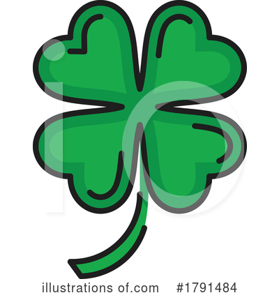 Royalty-Free (RF) Clover Clipart Illustration by Vector Tradition SM - Stock Sample #1791484