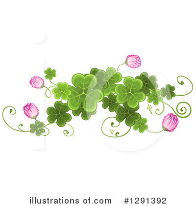 Royalty-Free (RF) Clovers Clipart Illustration by merlinul - Stock Sample #1291392