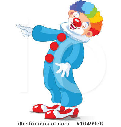 Clown Clipart #1049956 by Pushkin