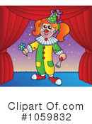 Clown Clipart #1059832 by visekart