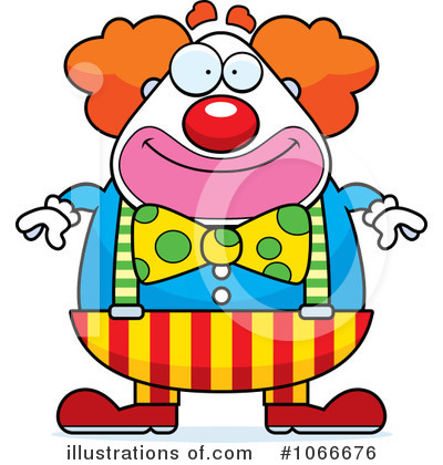 Royalty-Free (RF) Clown Clipart Illustration by Cory Thoman - Stock Sample #1066676