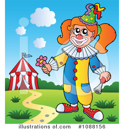 Clowns Clipart #1088156 by visekart
