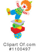 Clown Clipart #1100497 by Alex Bannykh