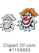 Clown Clipart #1109920 by Vector Tradition SM