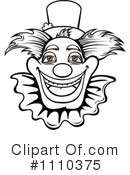 Clown Clipart #1110375 by Vector Tradition SM