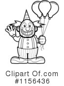 Clown Clipart #1156436 by Cory Thoman