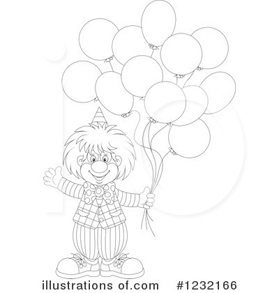 Party Balloon Clipart #1232166 by Alex Bannykh