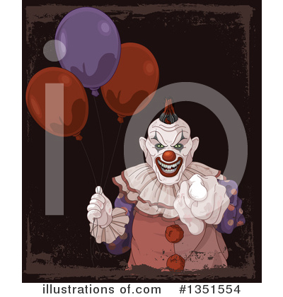 Clown Clipart #1351554 by Pushkin