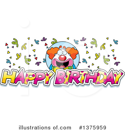 Royalty-Free (RF) Clown Clipart Illustration by Cory Thoman - Stock Sample #1375959