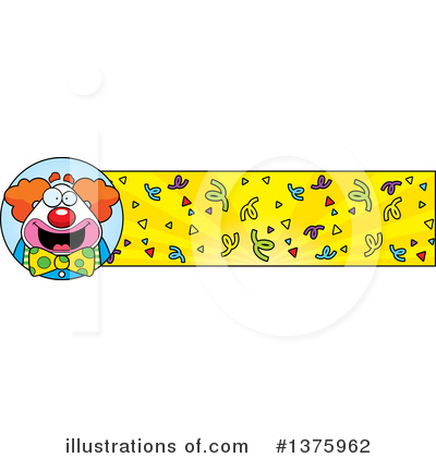 Royalty-Free (RF) Clown Clipart Illustration by Cory Thoman - Stock Sample #1375962