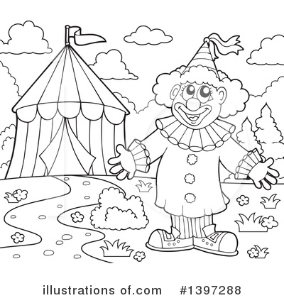 Clowns Clipart #1397288 by visekart