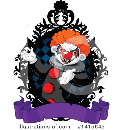 Clown Clipart #1415645 by Pushkin