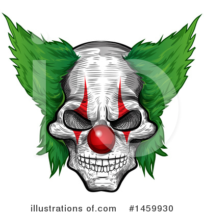 Royalty-Free (RF) Clown Clipart Illustration by Domenico Condello - Stock Sample #1459930