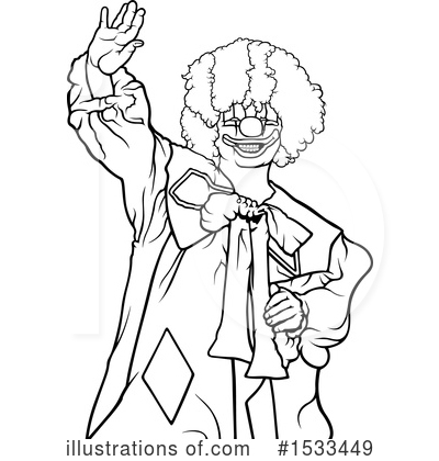 Royalty-Free (RF) Clown Clipart Illustration by dero - Stock Sample #1533449